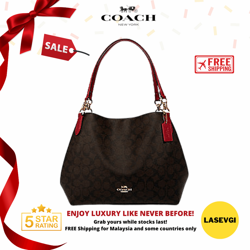 Coach outlet hallie online shoulder bag