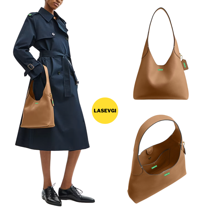 COACH Brooklyn Bag 28 in Honey Brown