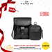 COACH Charter North/South Crossbody with Hybrid Pouch in Full Black