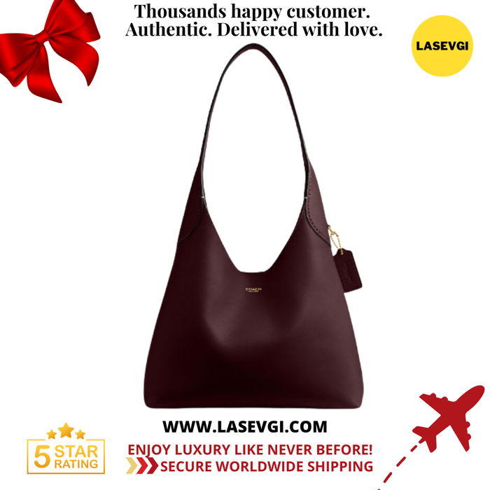COACH Brooklyn Shoulder Bag 28 in Merlot