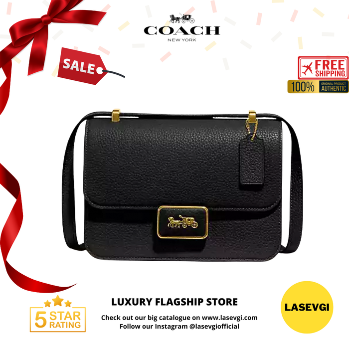 Coach Alie Shoulder Bag Black 3928