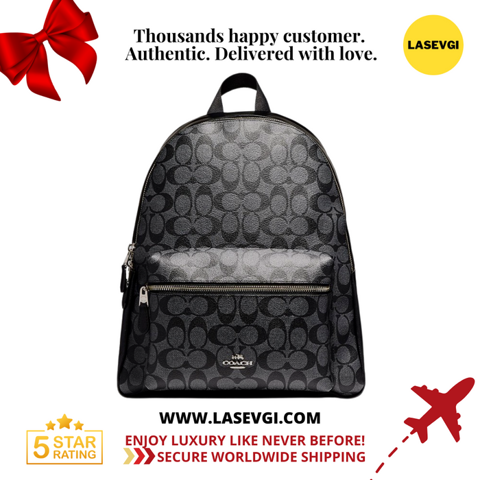 COACH Backpack Large Charlie Backpack In Signature Black