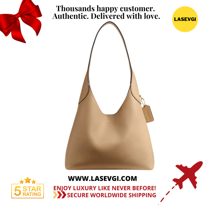 COACH Brooklyn Bag 28 in Beige