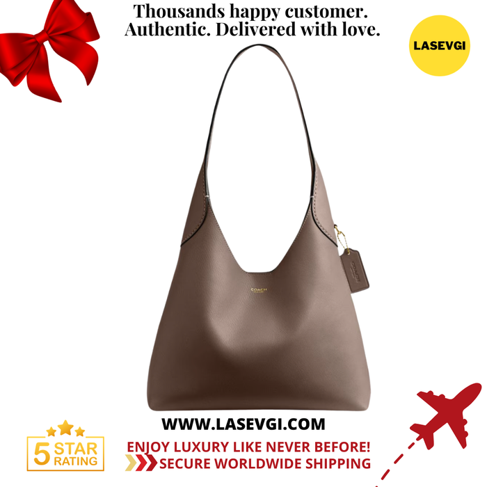 COACH Brooklyn Bag 28 in Dark Stone
