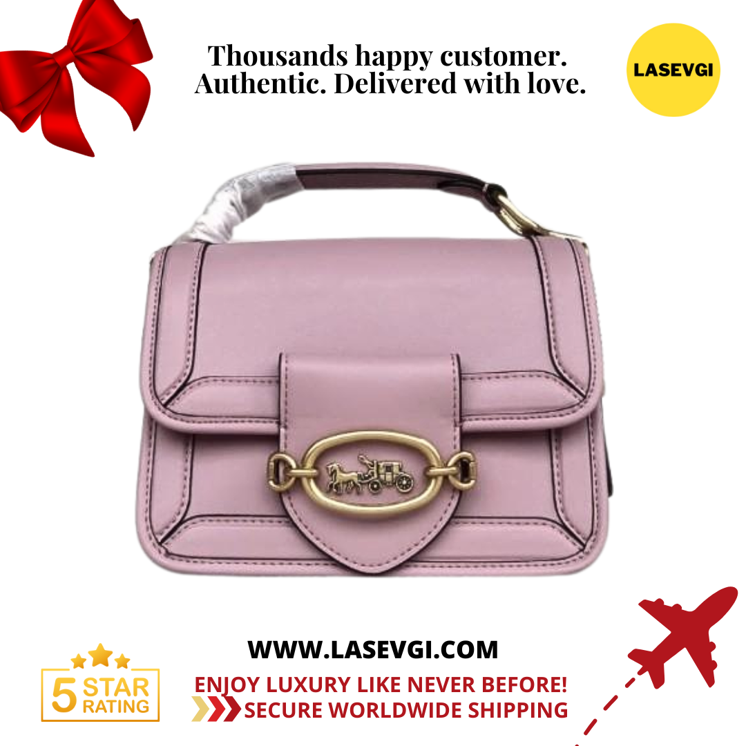 COACH Hero Shoulder Bag in Lilac C8449