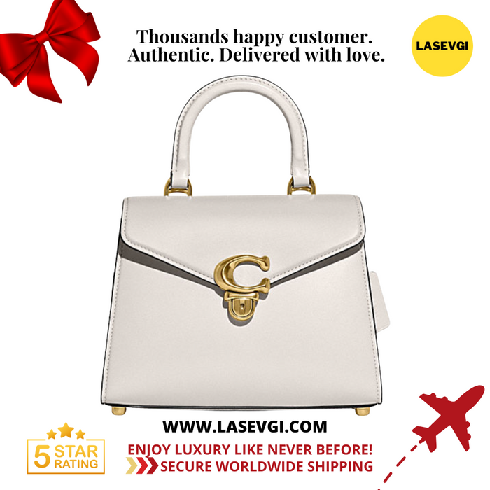 COACH Sammy Top Handle Bag in Chalk / White CH723