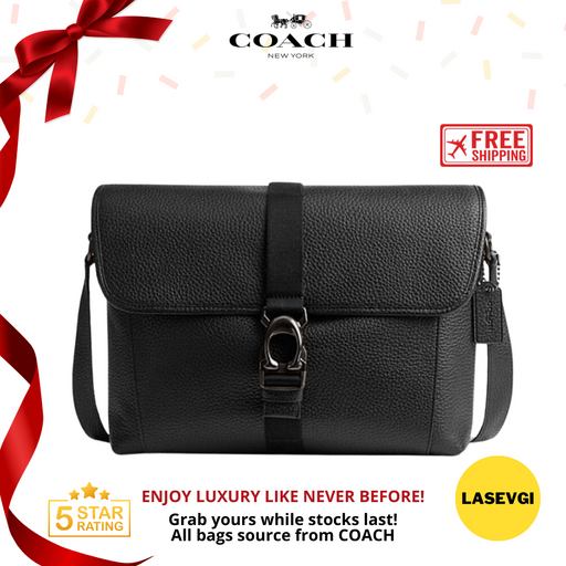 COACH Beck Messenger in Black CM379