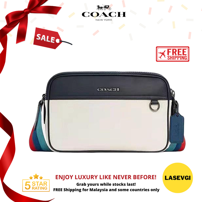 COACH Graham Crossbody Colorblock Chalk Multi C4147