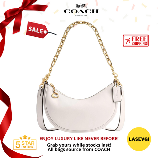 COACH Mira Shoulder Bag in Chalk CM583