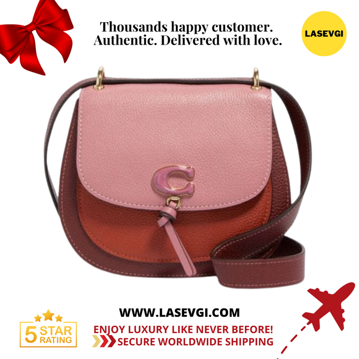 COACH Remi Saddle Bag In Colorblock-Rose Multi