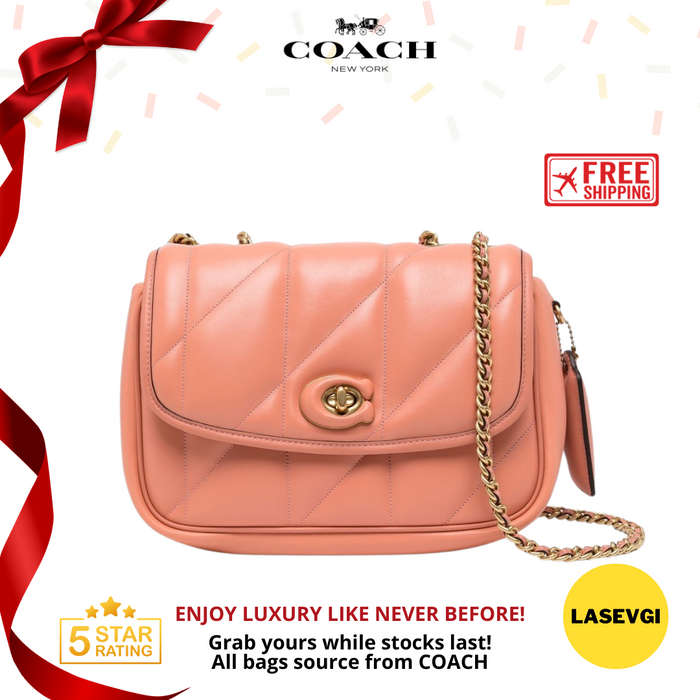 COACH Pillow Madison Shoulder Bag in Light Coral