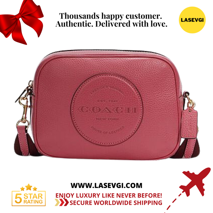 COACH Dempsey Camera Bag With Patc-Fuchsia/Rose