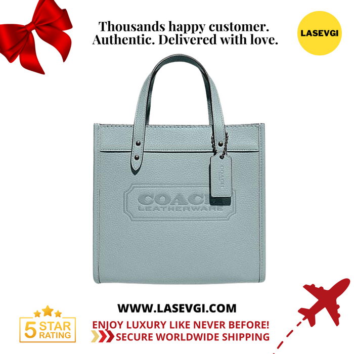 COACH Field Tote 22 | Aqua