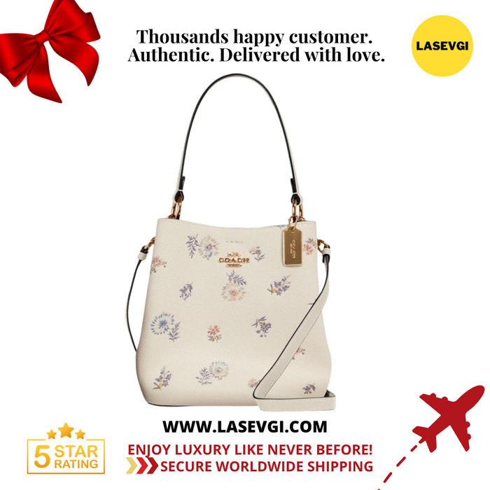 COACH Small Town bucket bag with Dandelion Floral Print