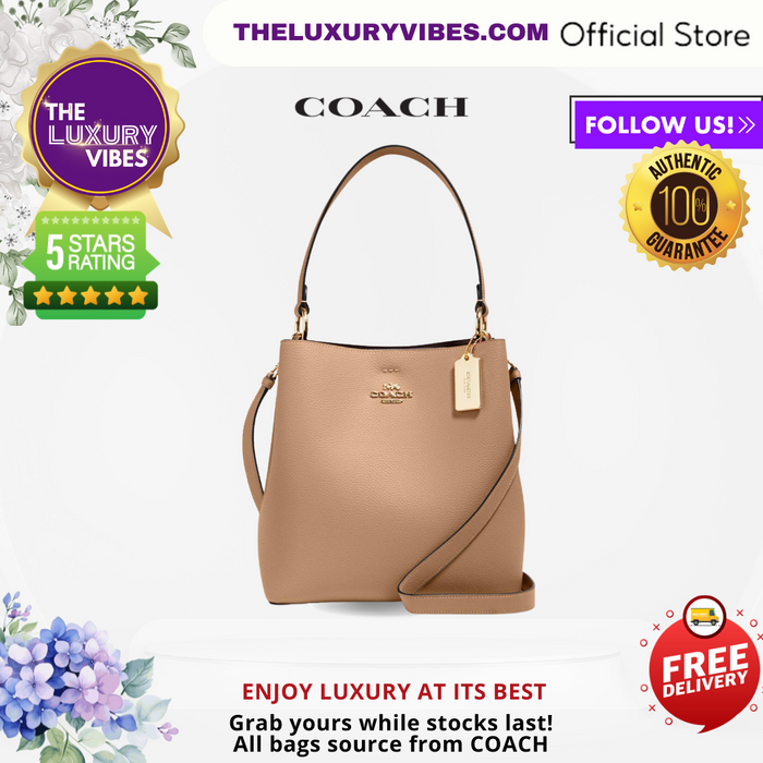 COACH Town Bucket Bag in Taupe