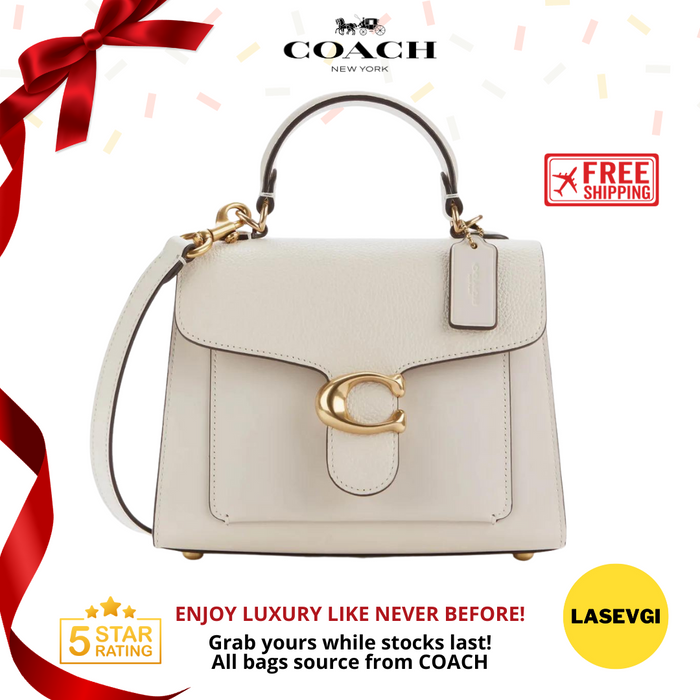 COACH Tabby Top Handle 20 in Chalk 636