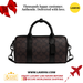 COACH Gotham Duffle 24 in Signature Brown Black CA186