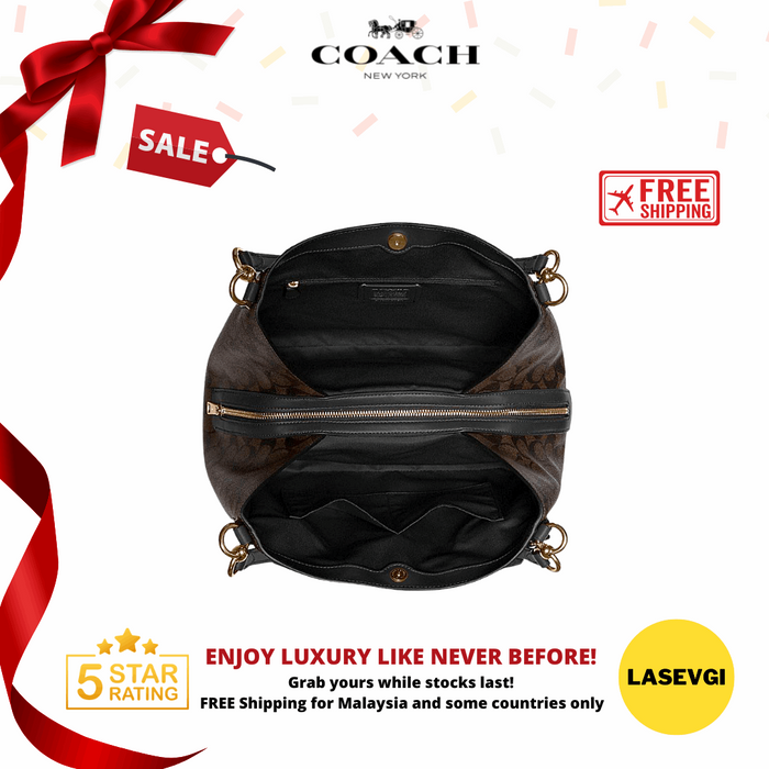 Hallie shoulder bag in signature canvas hotsell