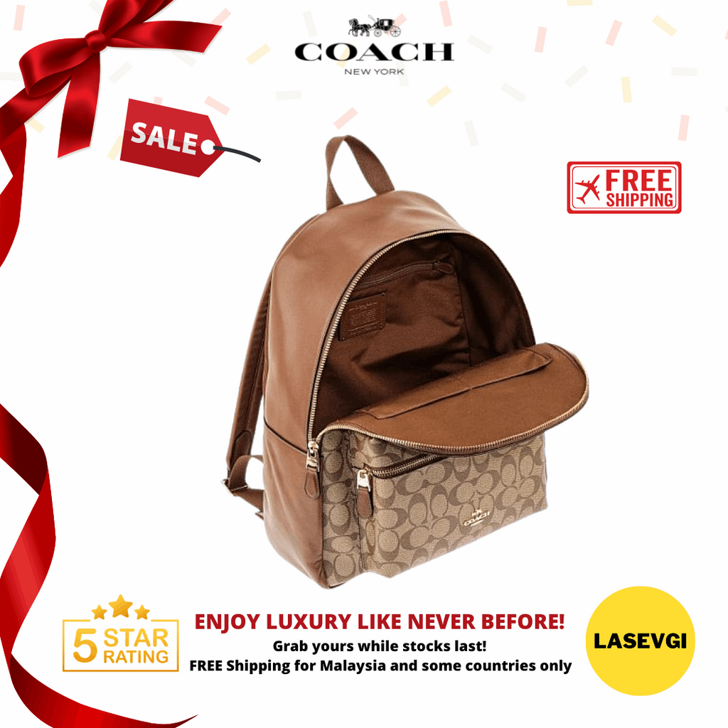 Coach charlie backpack outlet large