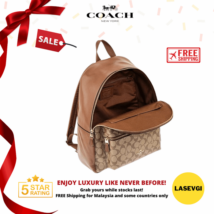 Coach charlie sales backpack in signature