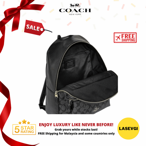 COACH Backpack Large Charlie Backpack In Signature Black