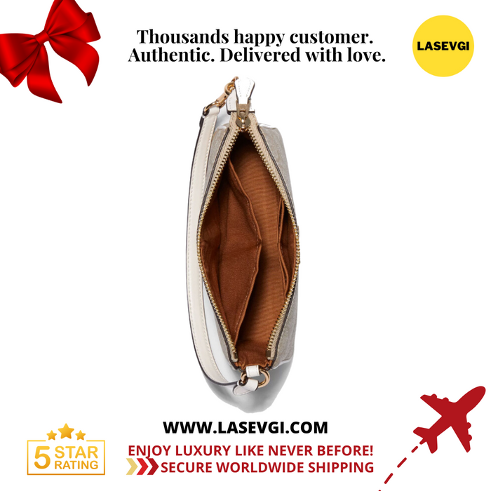 COACH Nolita 19 in Signature Canvas Khaki White