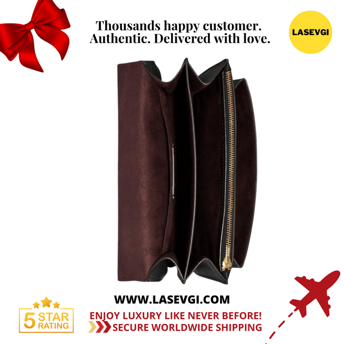 COACH Klare Crossbody Bag in Signature Canvas Brown Black 91019