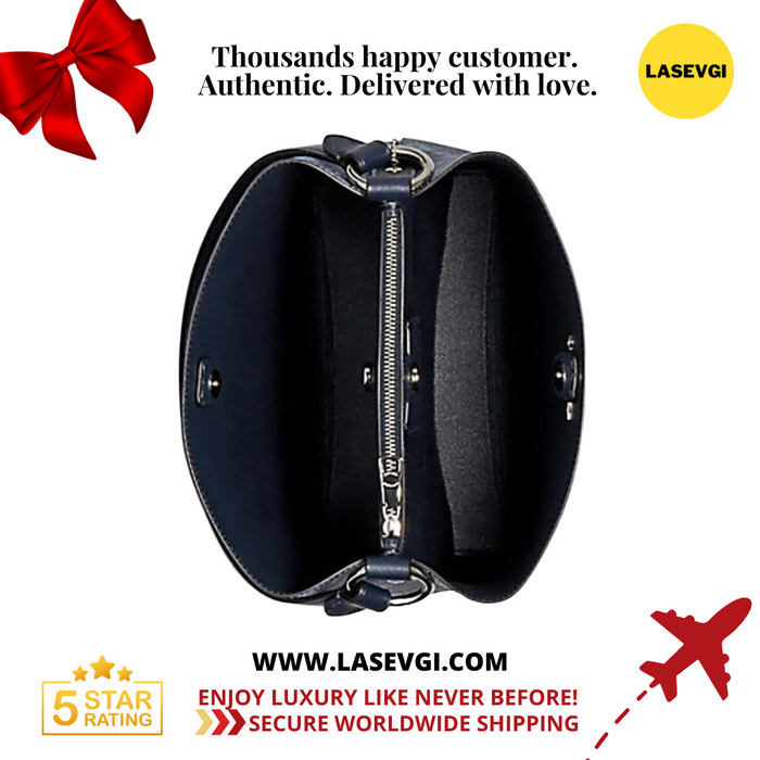 COACH Town Bucket Bag Horse and carriage print in Navy