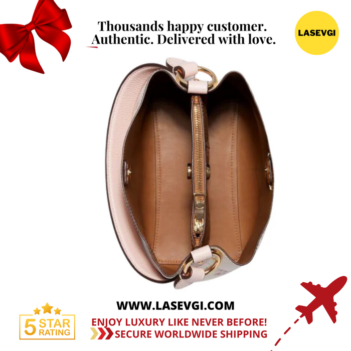 COACH Small Town Bucket Bag with Floral Print