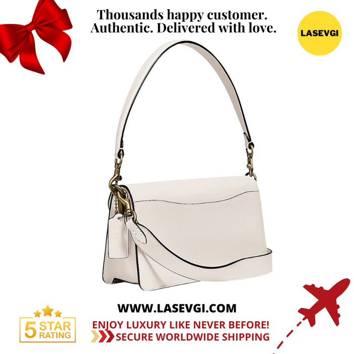 COACH Tabby Shoulder Bag 26 Signature White