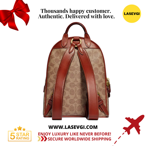COACH Carrie Backpack 23 In Signature Canvas