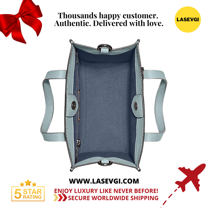 COACH Field Tote 22 | Aqua