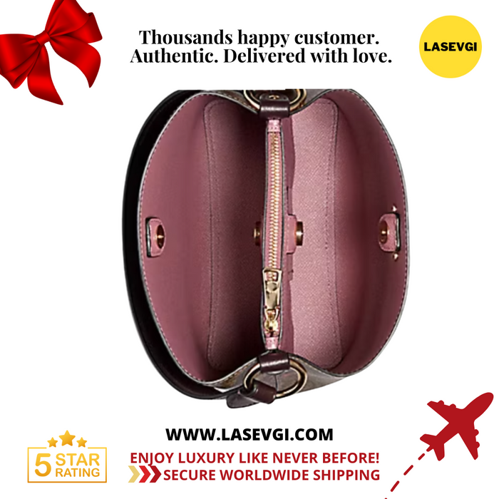 COACH Small Town Bucket Bag with Butterfly