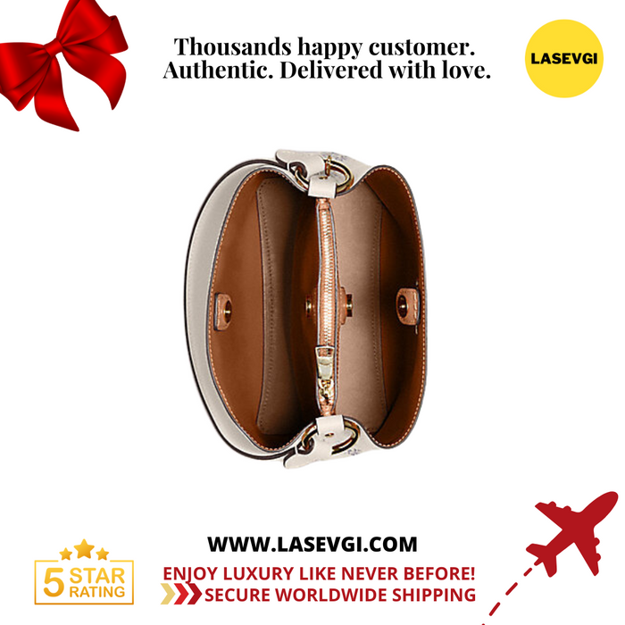 COACH Small Town bucket bag with Dandelion Floral Print