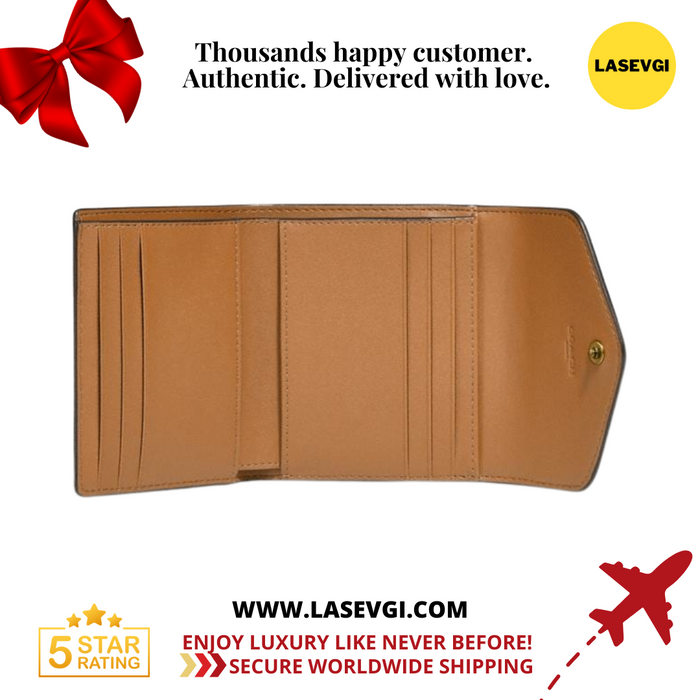 COACH Wyn Small Wallet With Horse And Carriage Print-Chalk