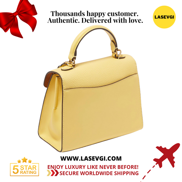 Satchel Coach Leather Tabby Top Handle 20 In Pebble Leather COACH