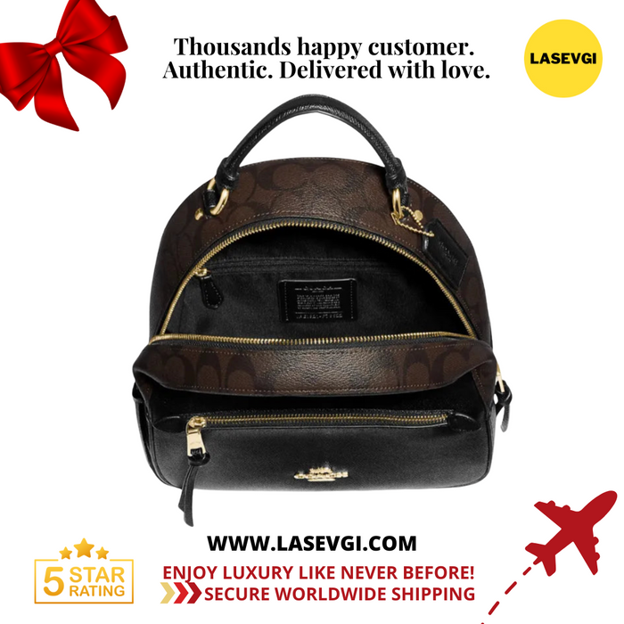 COACH Jordyn Backpack in Signature Canvas Black F76622 — www.lasevgi.com COACH Jordyn Backpack in Signature Canvas Black F76622 — www.lasevgi.com