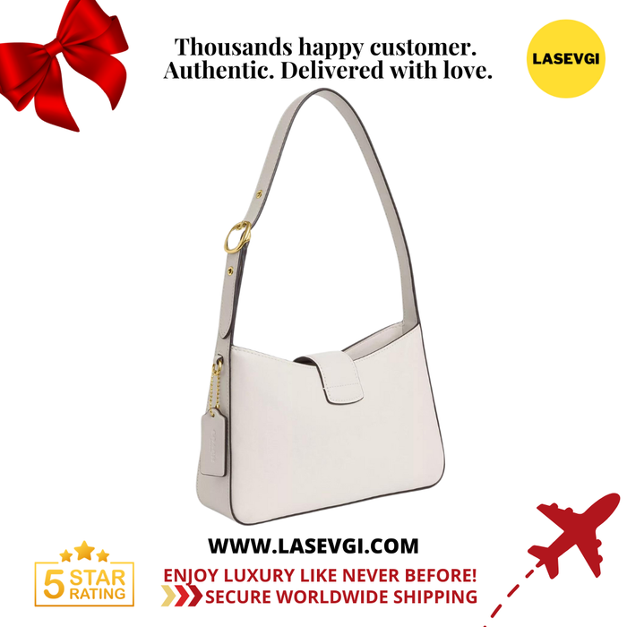 COACH Eliza Shoulder Bag in Chalk/White CR533