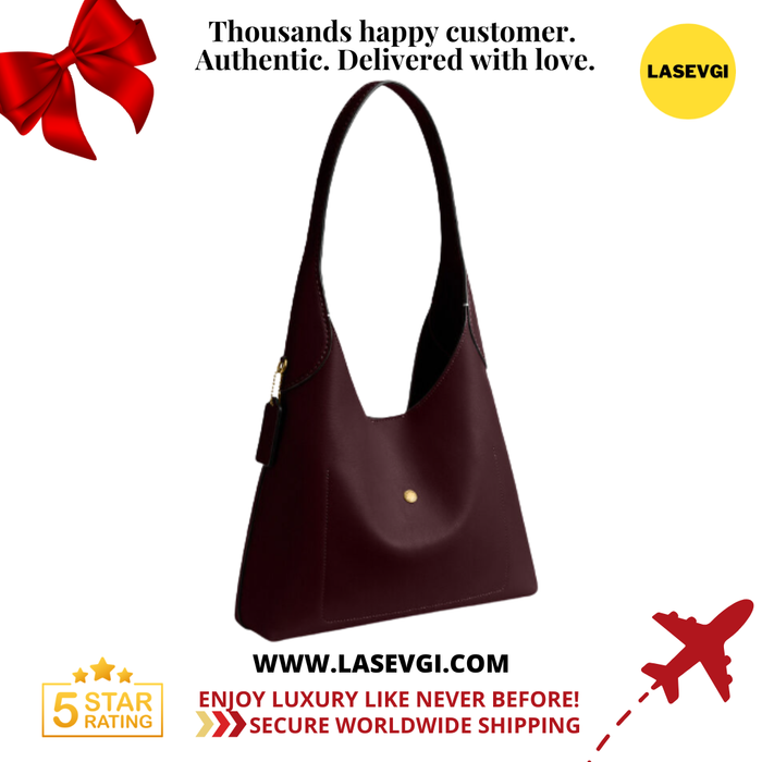 COACH Brooklyn Shoulder Bag 28 in Merlot