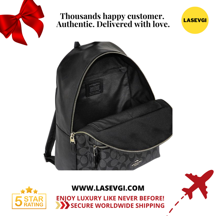 COACH Backpack Large Charlie Backpack In Signature Black