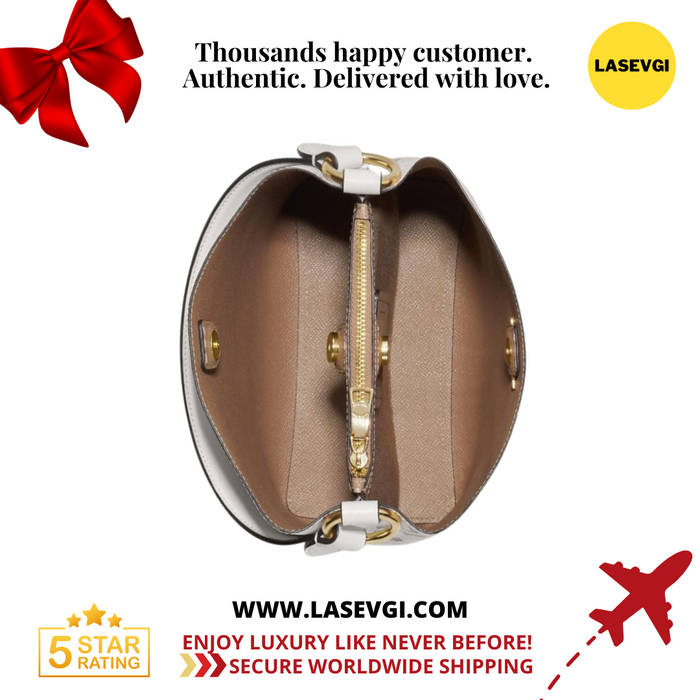 COACH Small Town Bucket Bag In Signature Canvas With Mystical Floral Print