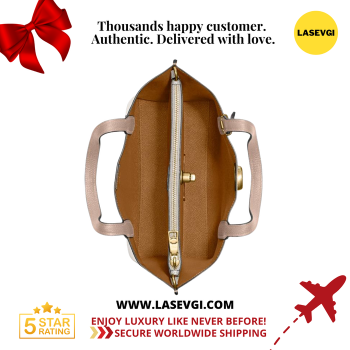 COACH Willow Tote 24 in Colorblock Chalk Multi C8561