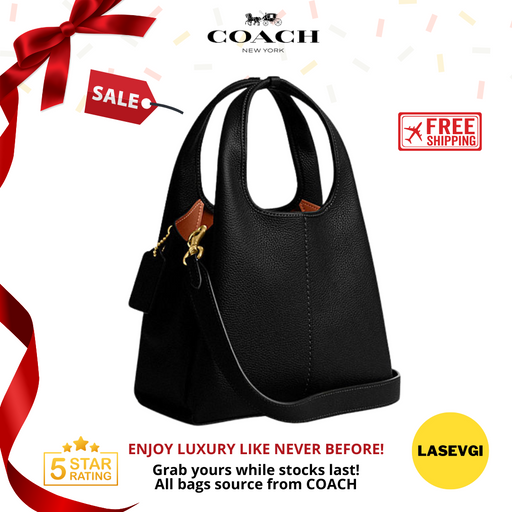 COACH Lana Shoulder Bag 23 in Black CM545-www.lasevgi.com