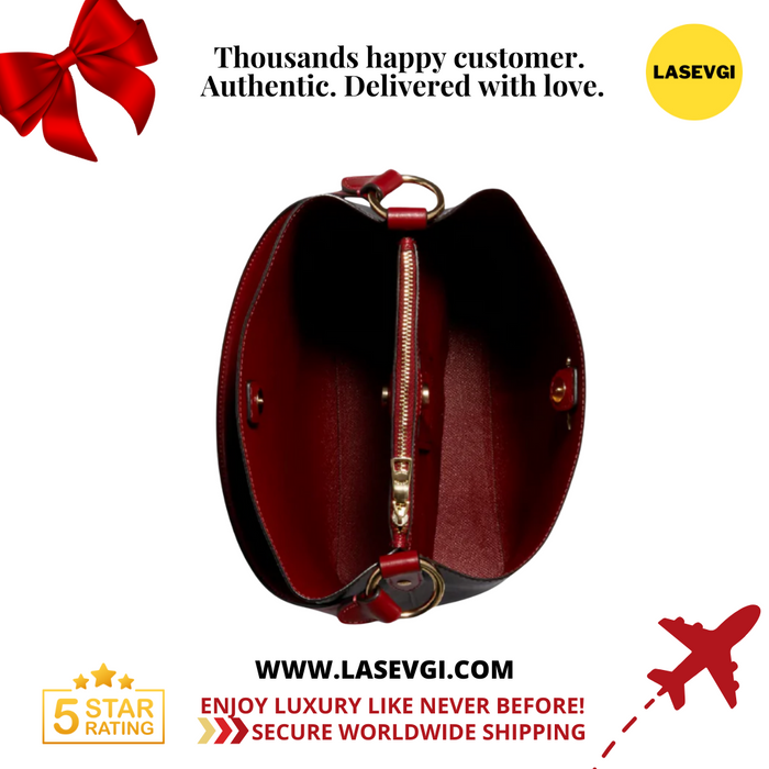 COACH Small Town Bucket Bag in Coffee Red / brown 1941 red