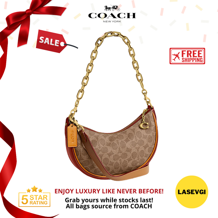 COACH Mira Shoulder Bag in Signature Canvas CM582