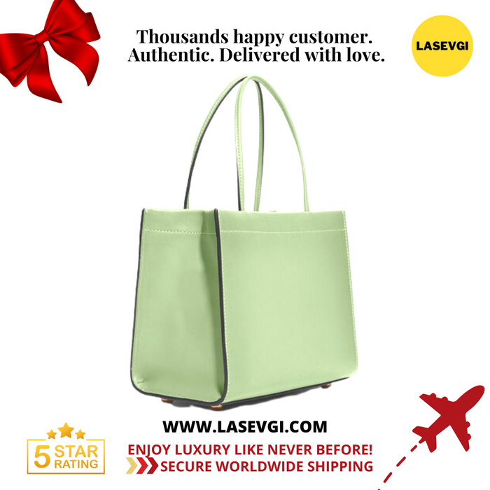 COACH Cashin Carry Tote 22-Pale Pistachio