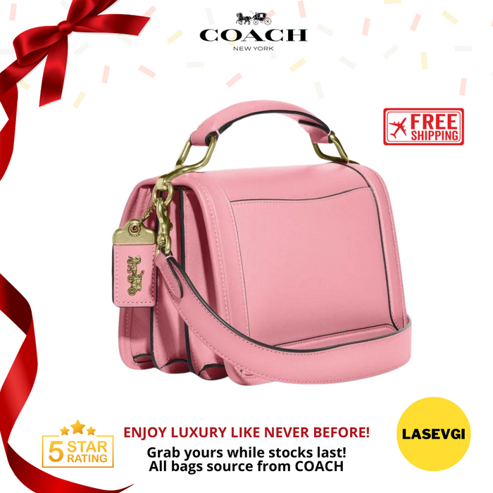 COACH Hero Shoulder Bag in Pink - C8449