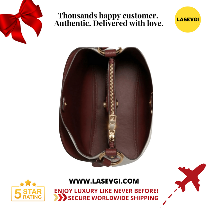 COACH Small Town Bucket Bag With Heart Floral Print