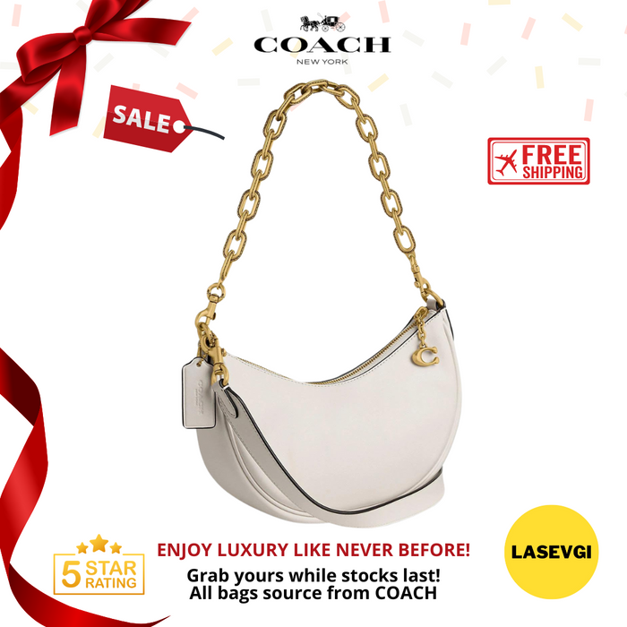 COACH Mira Shoulder Bag in Chalk CM583