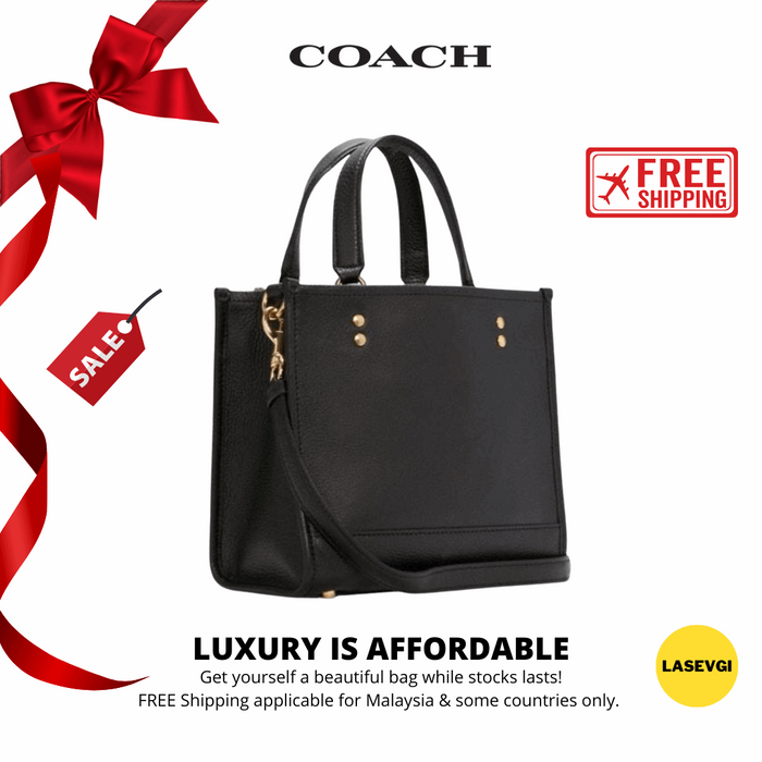 COACH Dempsey Tote 22 with COACH Patch- Black